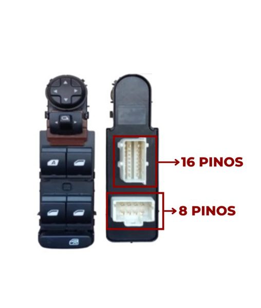 Interruptor Vidro Eletrico Aircross 2010 em diante Peugeot 308 408