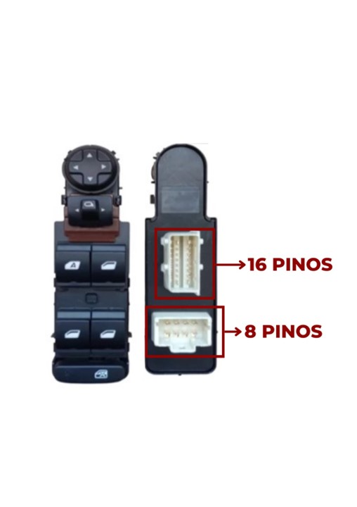Interruptor Vidro Eletrico Aircross 2010 em diante Peugeot 308 408