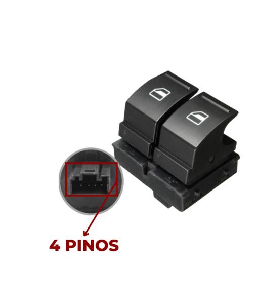 Interruptor Vidro Elétrico Amarok Jetta Duplo