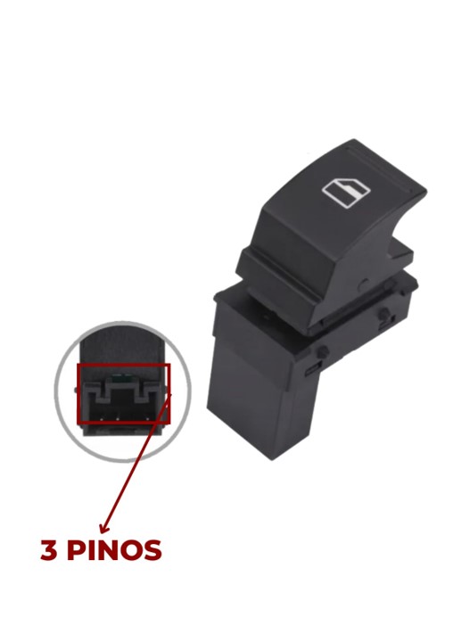 Interruptor Vidro Elétrico Amarok Jetta Simples