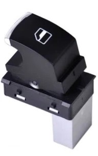 Interruptor Vidro Eletrico Amarok Tiguan Jetta Luxo 2012 a 2019 Simples 3 Pinos