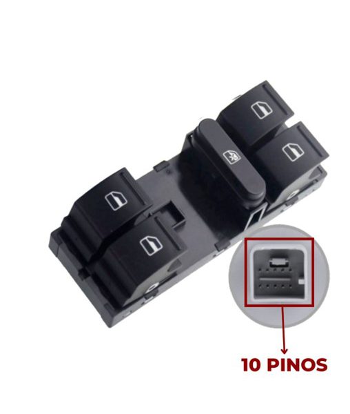Interruptor Vidro Elétrico Amarok Tiguan Quádruplo