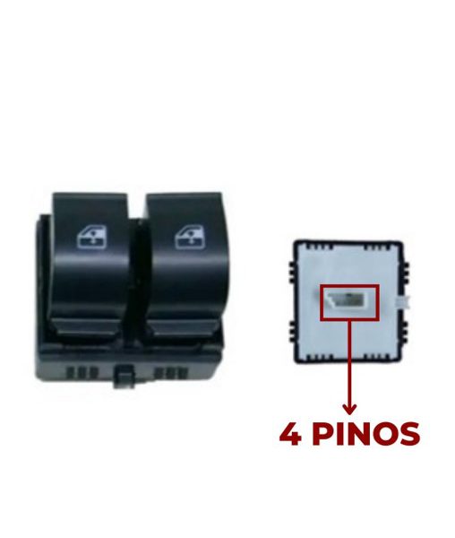 Interruptor Vidro Eletrico Argo Cronos Strada Nova Duplo
