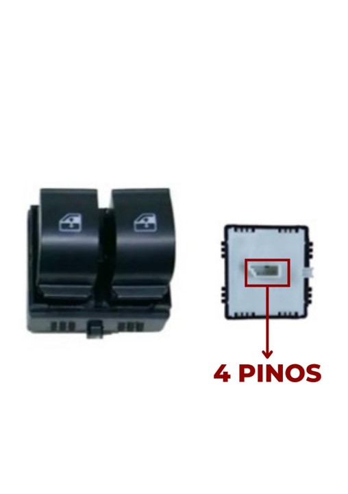 Interruptor Vidro Eletrico Argo Cronos Strada Nova Duplo