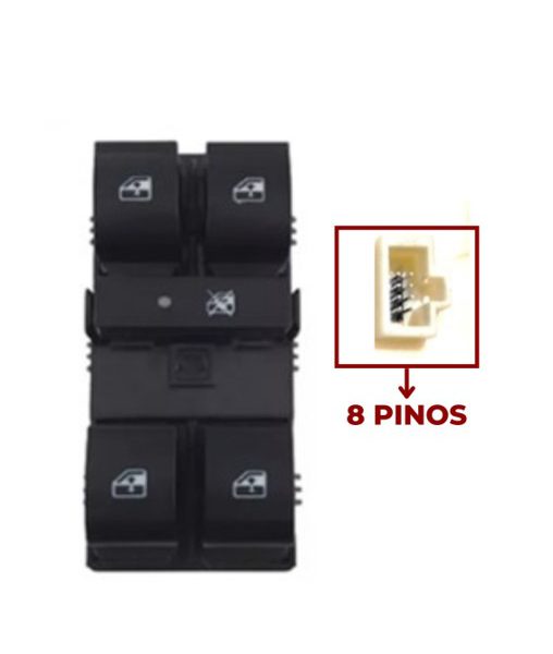 Interruptor Vidro Eletrico Argo Cronos Strada Nova Quadruplo