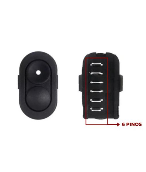 Interruptor Vidro Elétrico Corsa 6 Pinos