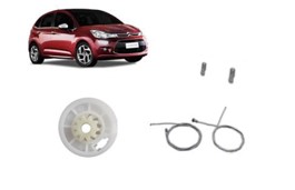 Kit Reparo Vidro Elétrico C3 Traseiro 2 Molas