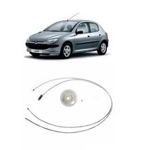 Kit Reparo Vidro Elétrico Peugeot 206 Traseiro