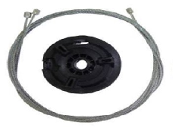 Kit Reparo Vidro Elétrico Peugeot 307 Traseiro(Com Roldana Meriva)