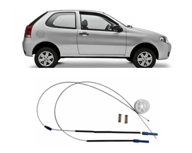 Reparo Vidro Elétrico Pálio 2 Portas (Motor Mabuchi)