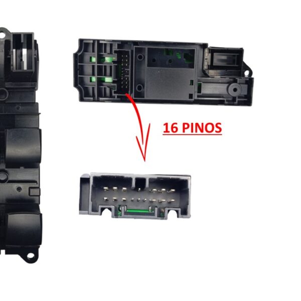 INT P/ VIDRO MITSUBISCHI L 200 TRITON 17...23 ESQUERDO
