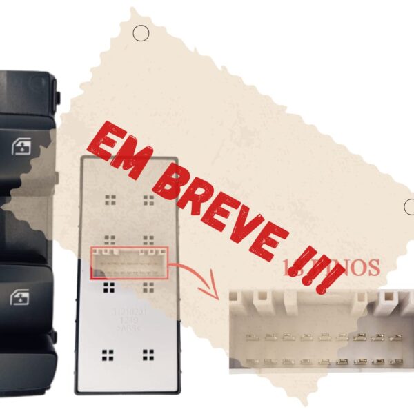 INT P/VIDRO ELETRICO HYUNDAI HB20 QUADRUPLO 19...23