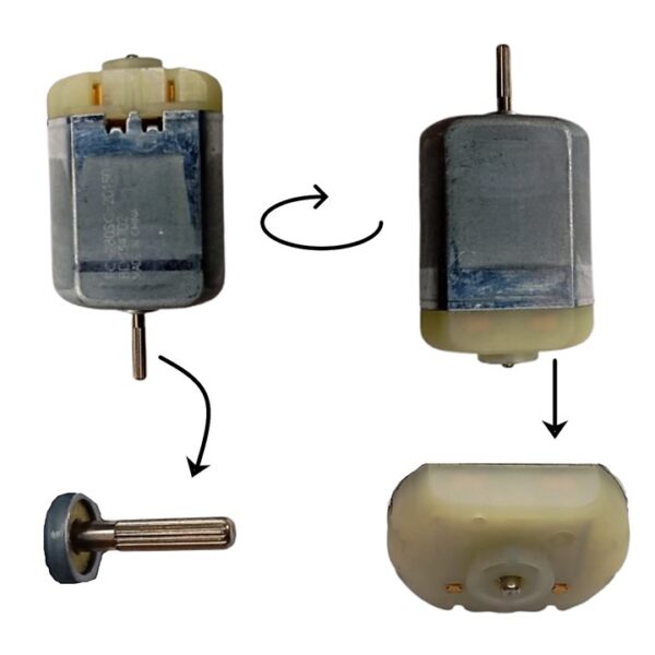 MOTOR FECHADURA UNIVIVERSAL PONTA DO EIXO ESTRIADO