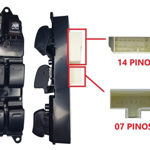 INT P/VIDRO ELETRICO TOYOTA COROLLA QUADRUPLO 98...02