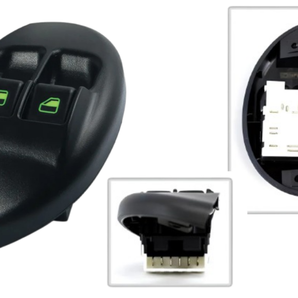 INT P/VIDRO ELETRICO PALIO YOUNG LED VERDE DUPLO