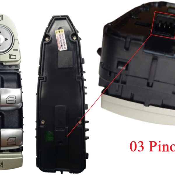 INT P/VIDRO ELETRICO MERCEDES-BENS C-CLASS 16 A 21 CLASS C 253 16 A 20